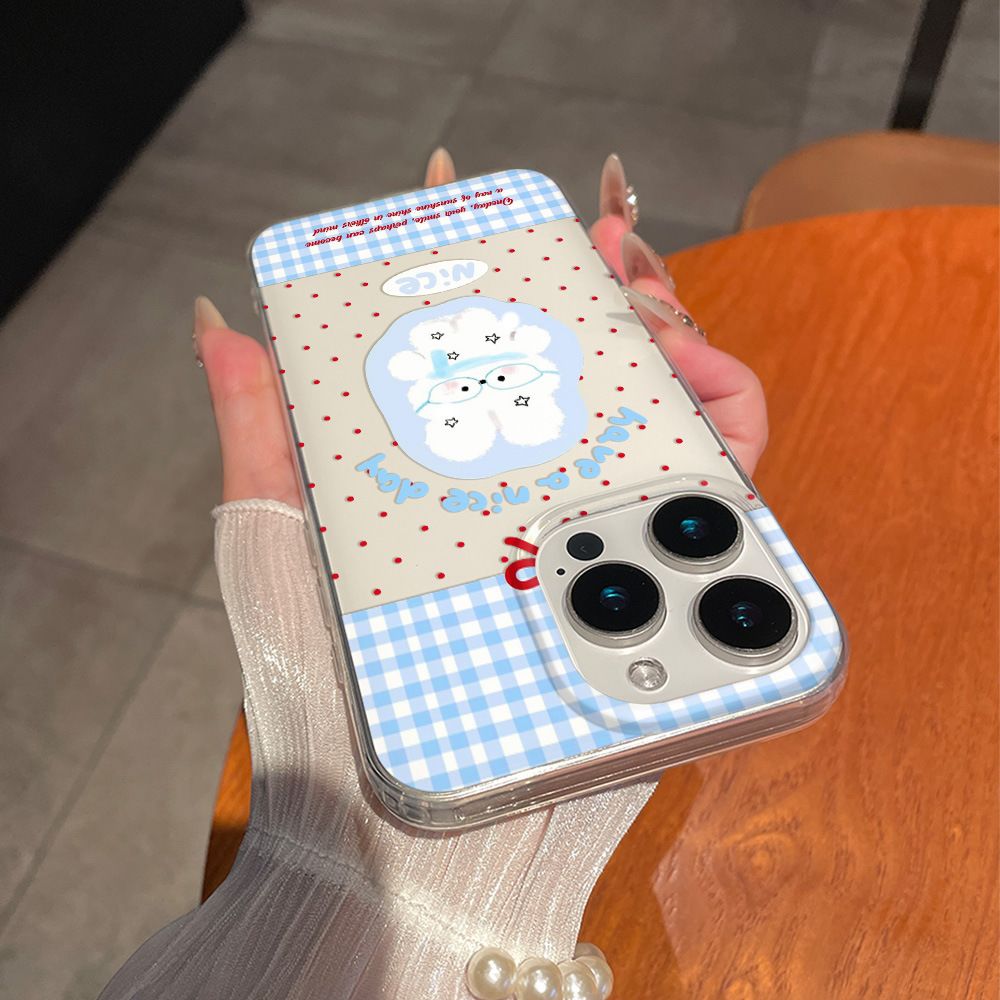 Cartoon Cute Rabbit Red Polka  - Phone Cases Cute Iphone 14 ulasan dan harga