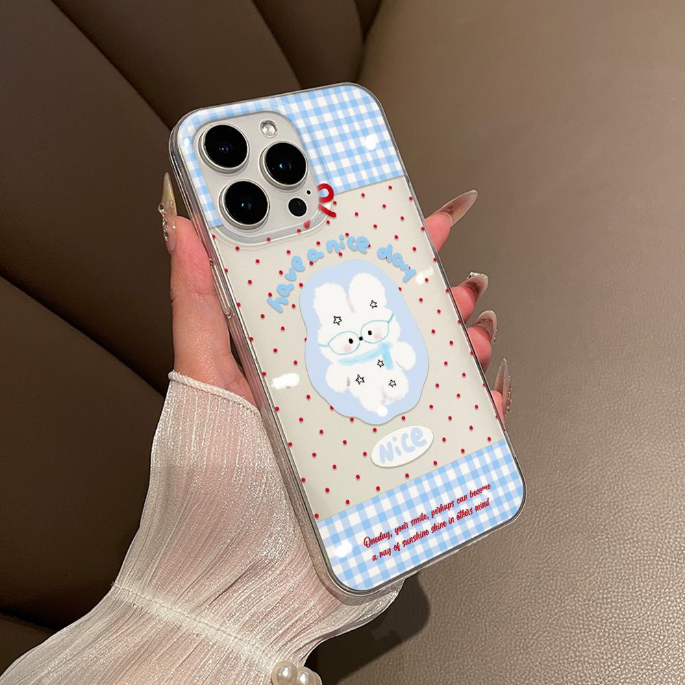 Cartoon Cute Rabbit Red Polka  - Phone Cases Cute Iphone 14 ulasan dan harga