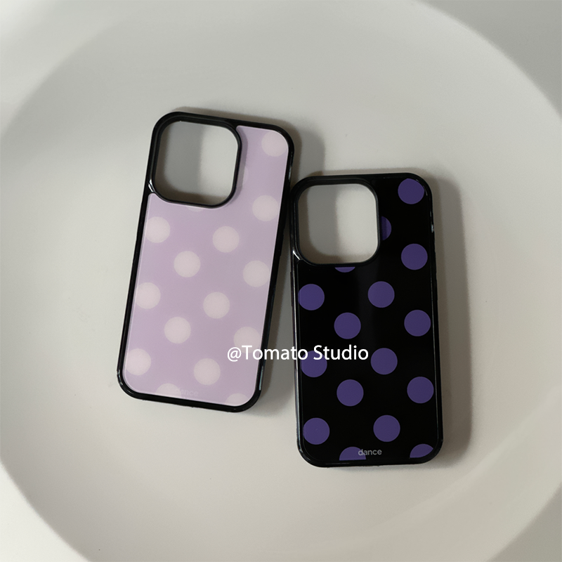 Korean Ins Fashion Purple Polk - Phone Cases Trending ulasan dan harga