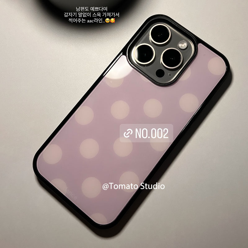 Korean Ins Fashion Purple Polk - Phone Cases Trending ulasan dan harga