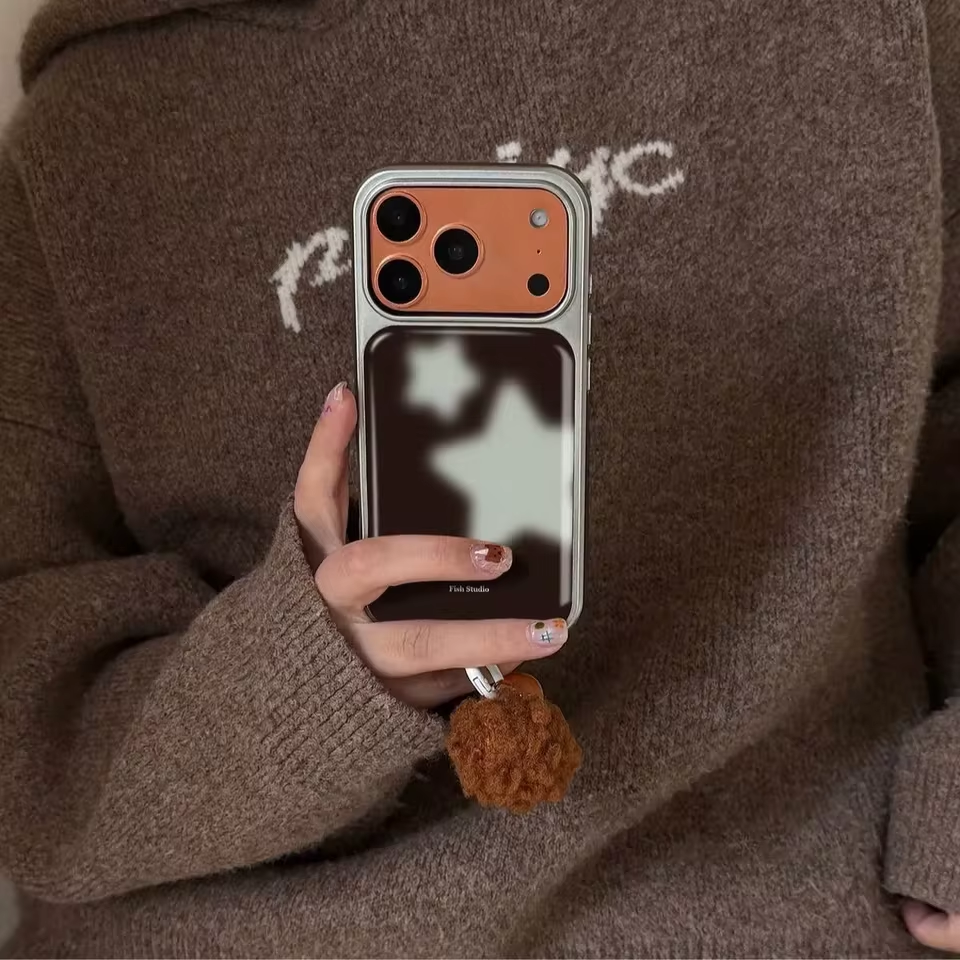 Ins Trendy Blue Stars Brown Sh - Phone Cases Trending ulasan dan harga
