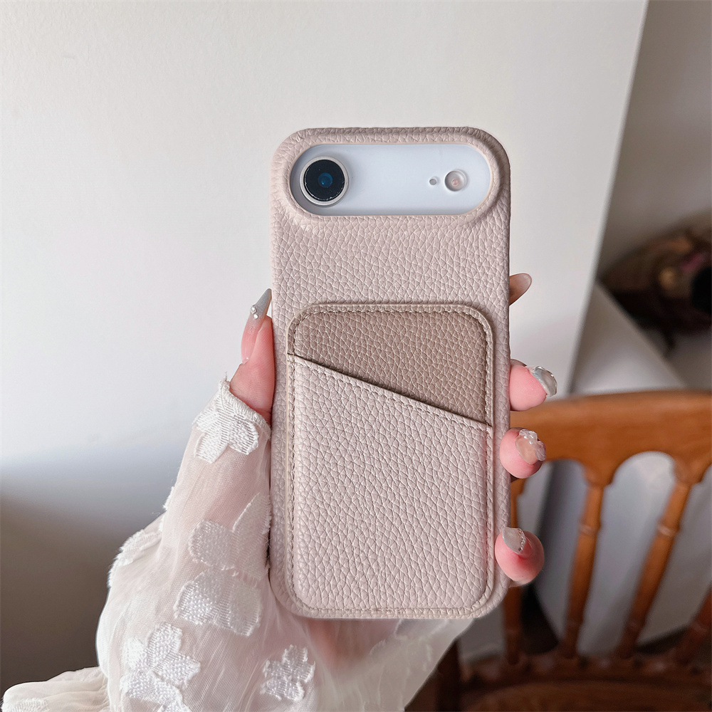 Luxury Color Collision Leather - Phone Cases With Wallet On Back ulasan dan harga
