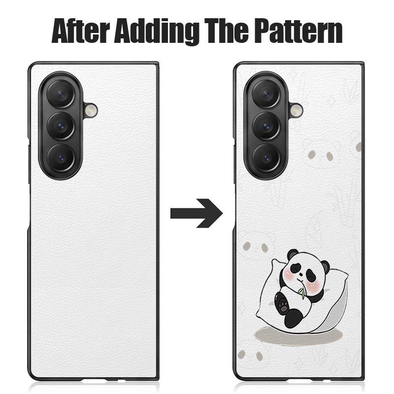 Cute Panda Print PU Leather Ph - Phone Cases Leather ulasan dan harga
