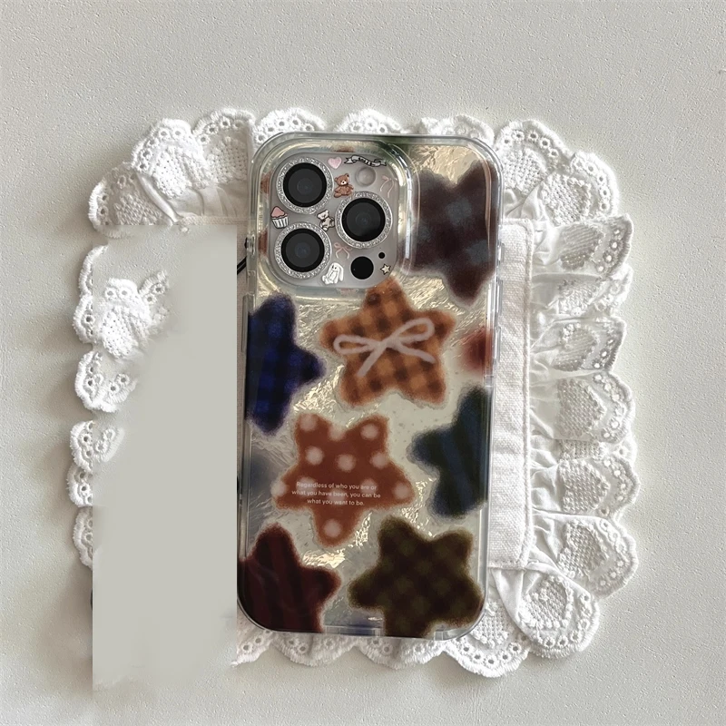 Korean Winter Cute Brown Check - Phone Cases Cute Iphone 14 ulasan dan harga
