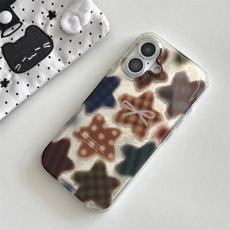 Korean Winter Cute Brown Check - Phone Cases Cute Iphone 14 ulasan dan harga