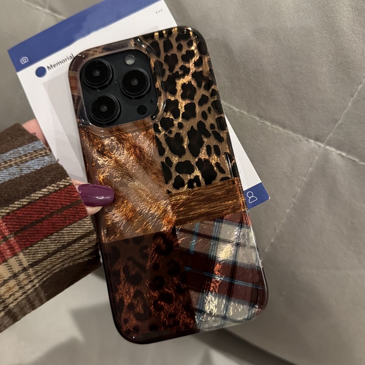 High-End Leopard Print And Tin - Phone Cases Designer ulasan dan harga