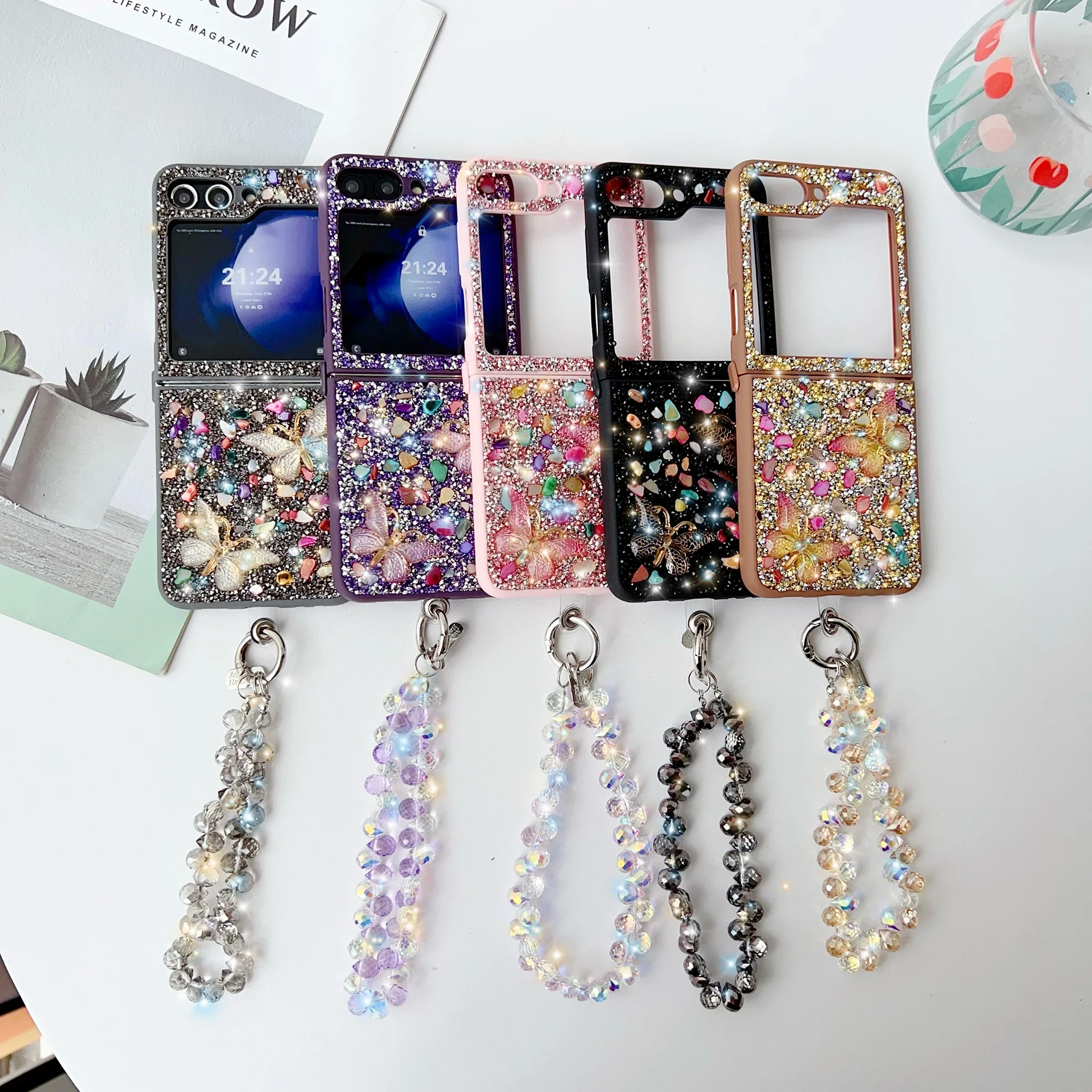 Luxury Glitter Cute Bling Crys - Phone Cases With Loop ulasan dan harga