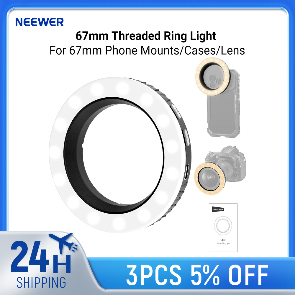 NEEWER Basics 67mm Threaded Ri - Phone Cases Video ulasan dan harga