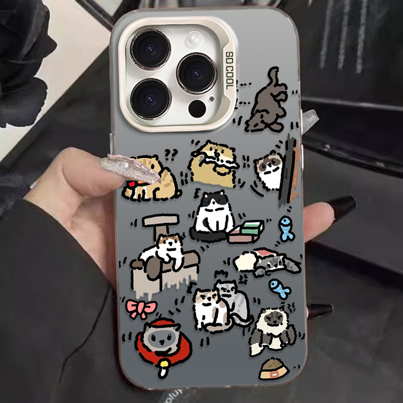 Cute Line Cat Dog Lovely Phone - Phone Cases Xiaomi 14T ulasan dan harga