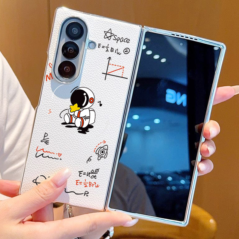 Astronaut Pattern PU Leather P - Phone Cases Leather ulasan dan harga