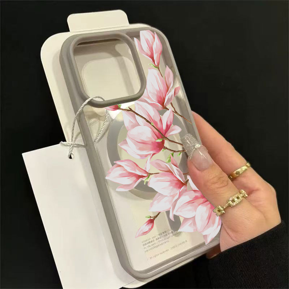 Fashion Flower Magnetic Phone  - Phone Cases Trending ulasan dan harga