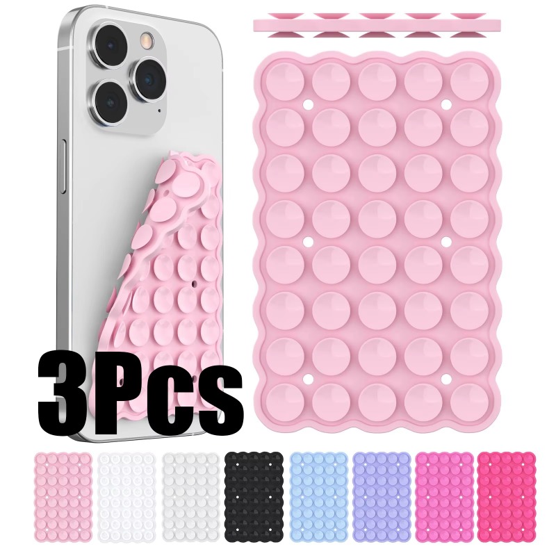 3PCS Silicone Suction Cup Phon - Phone Cases Video ulasan dan harga