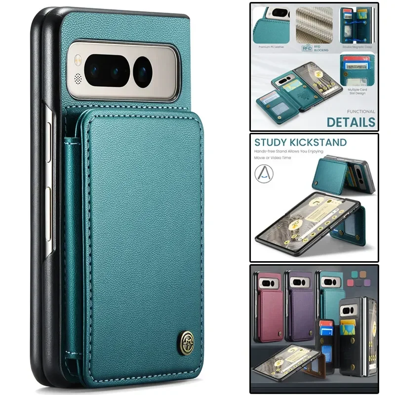 Magnetic Flip Leather Phone Ca - Phone Cases With Wallet On Back ulasan dan harga