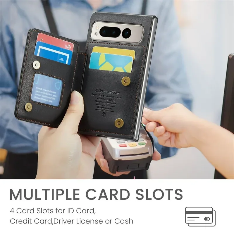 Magnetic Flip Leather Phone Ca - Phone Cases With Wallet On Back ulasan dan harga