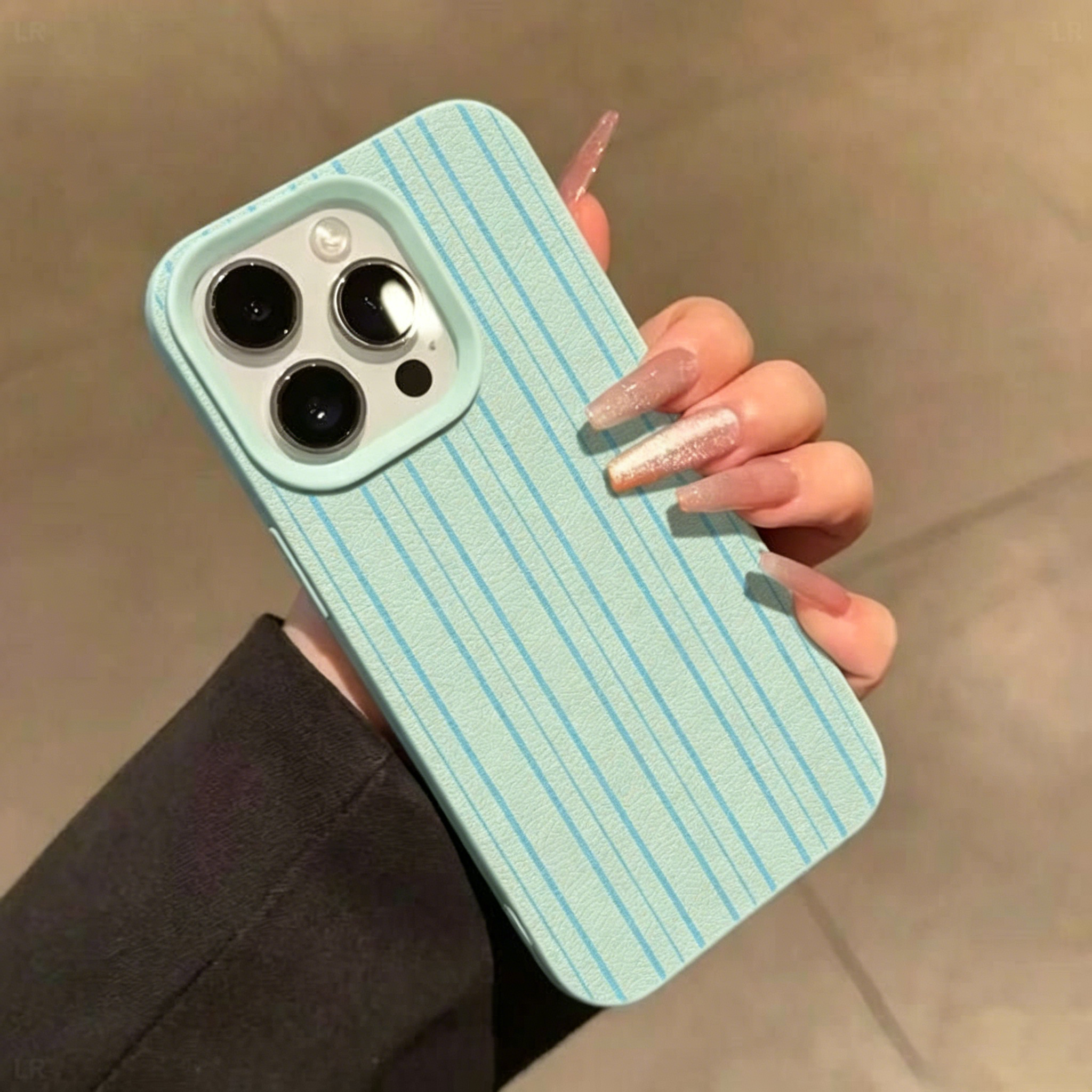 Colorful Striped Korean INS Co - Phone Cases Korea ulasan dan harga