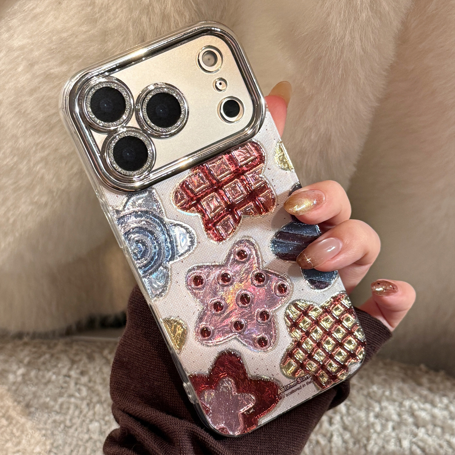 Korean Colorful Stars Glitter  - Phone Cases Korea ulasan dan harga