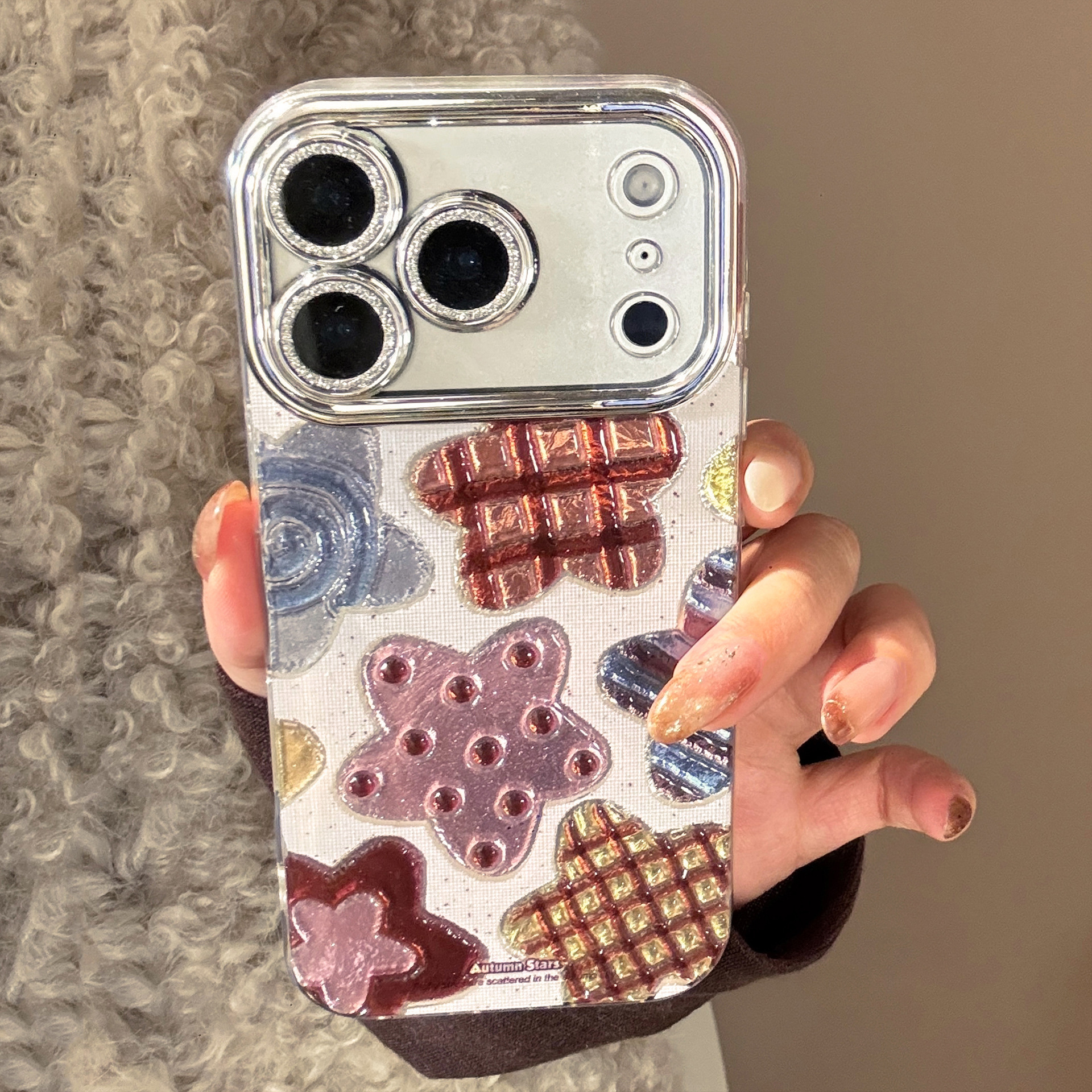 Korean Colorful Stars Glitter  - Phone Cases Korea ulasan dan harga