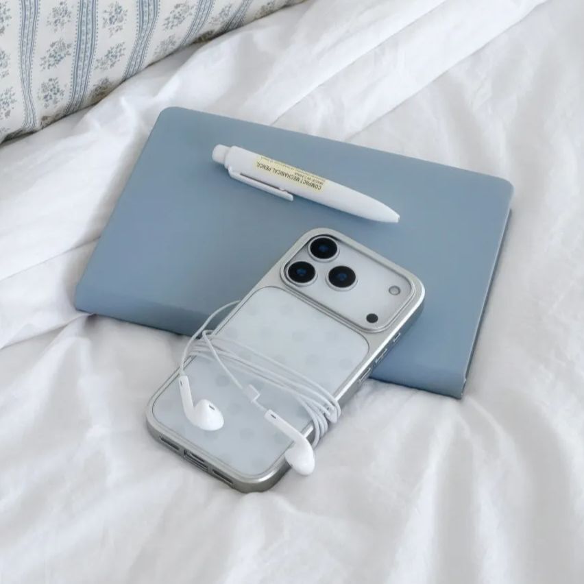 Korean Ins Minimalist Blue Pol - Phone Cases Designer ulasan dan harga