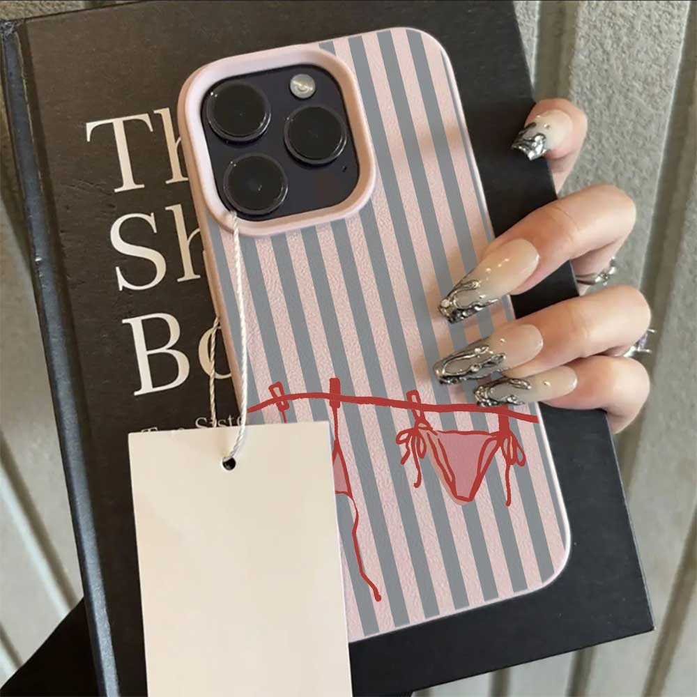 Blue White Striped Bikini Phon - Phone Cases Otterbox ulasan dan harga