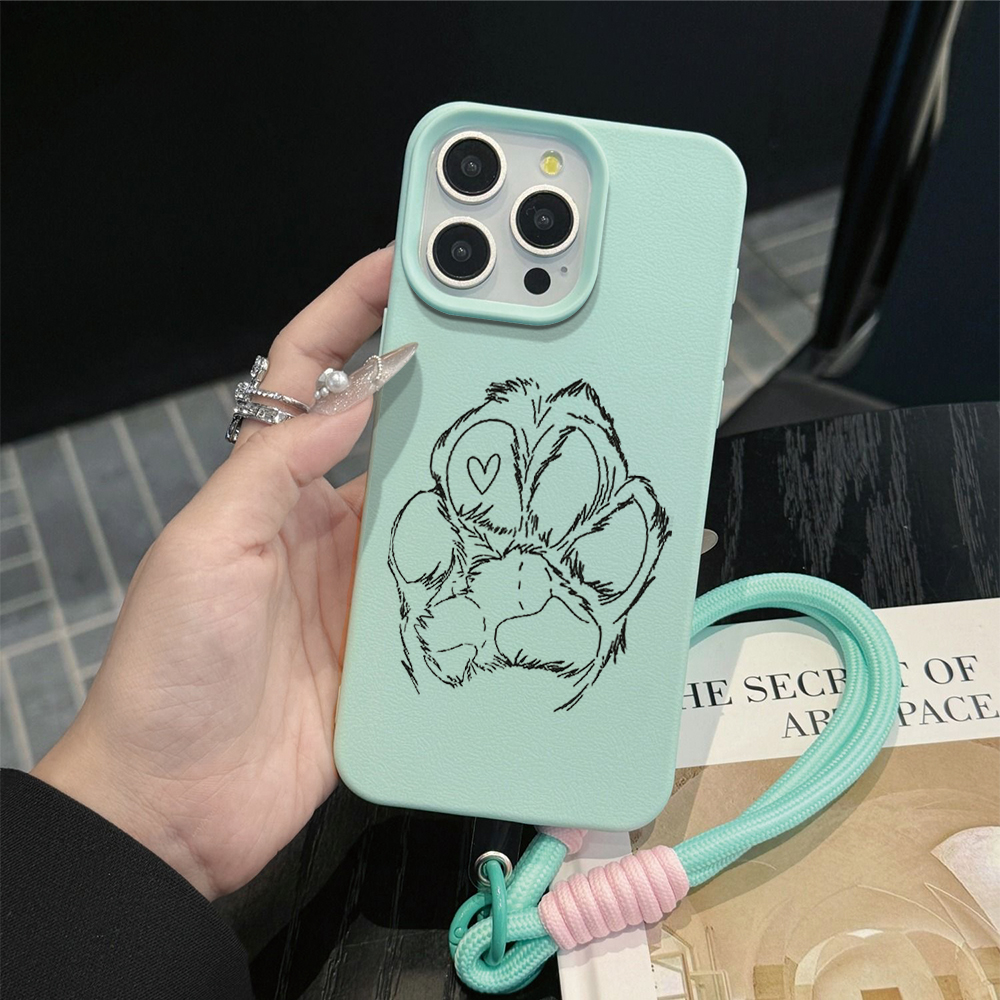 Amiable Dog Paw Beans INS Hand - Phone Cases With Straps ulasan dan harga