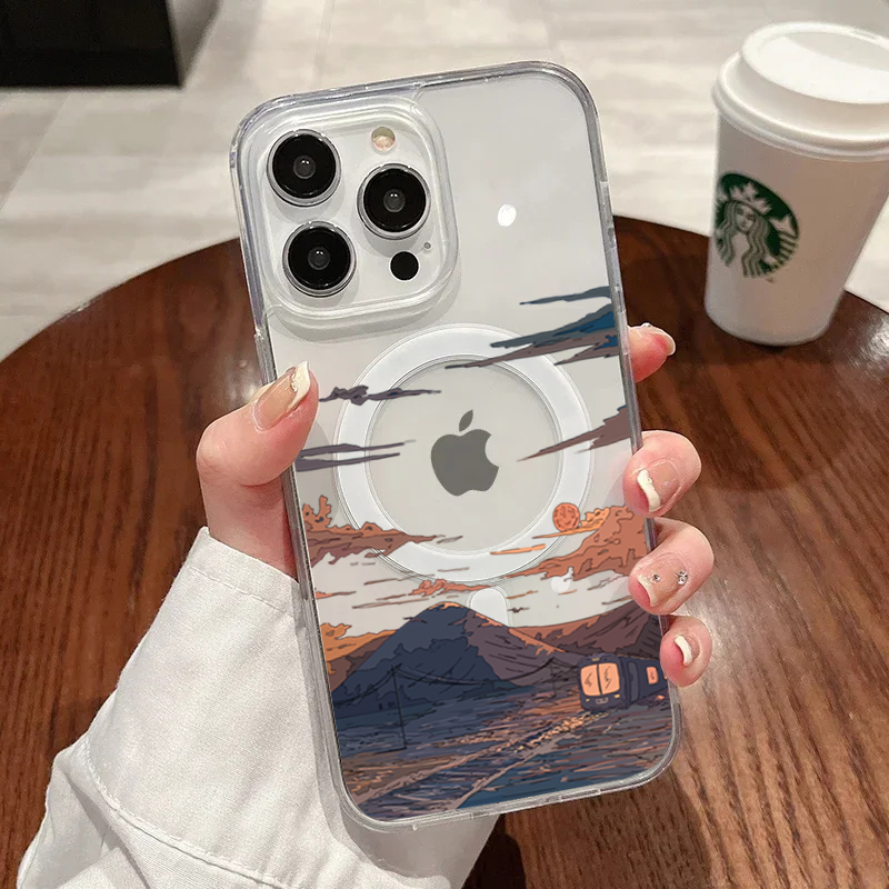 Sunset Pattern Fashion Phone C - Phone Cases Trending ulasan dan harga