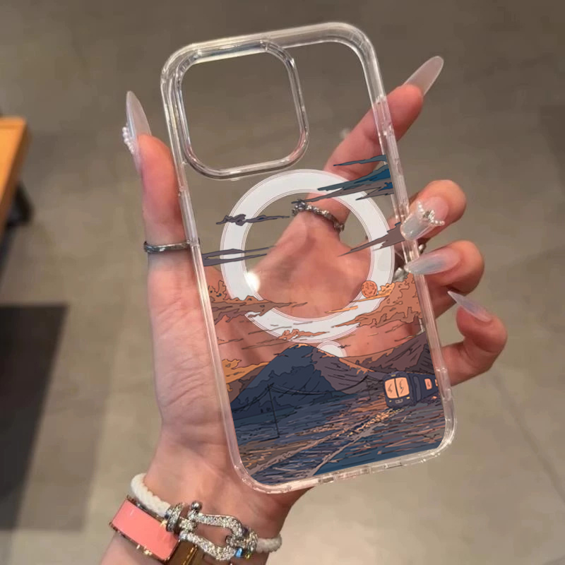 Sunset Pattern Fashion Phone C - Phone Cases Trending ulasan dan harga