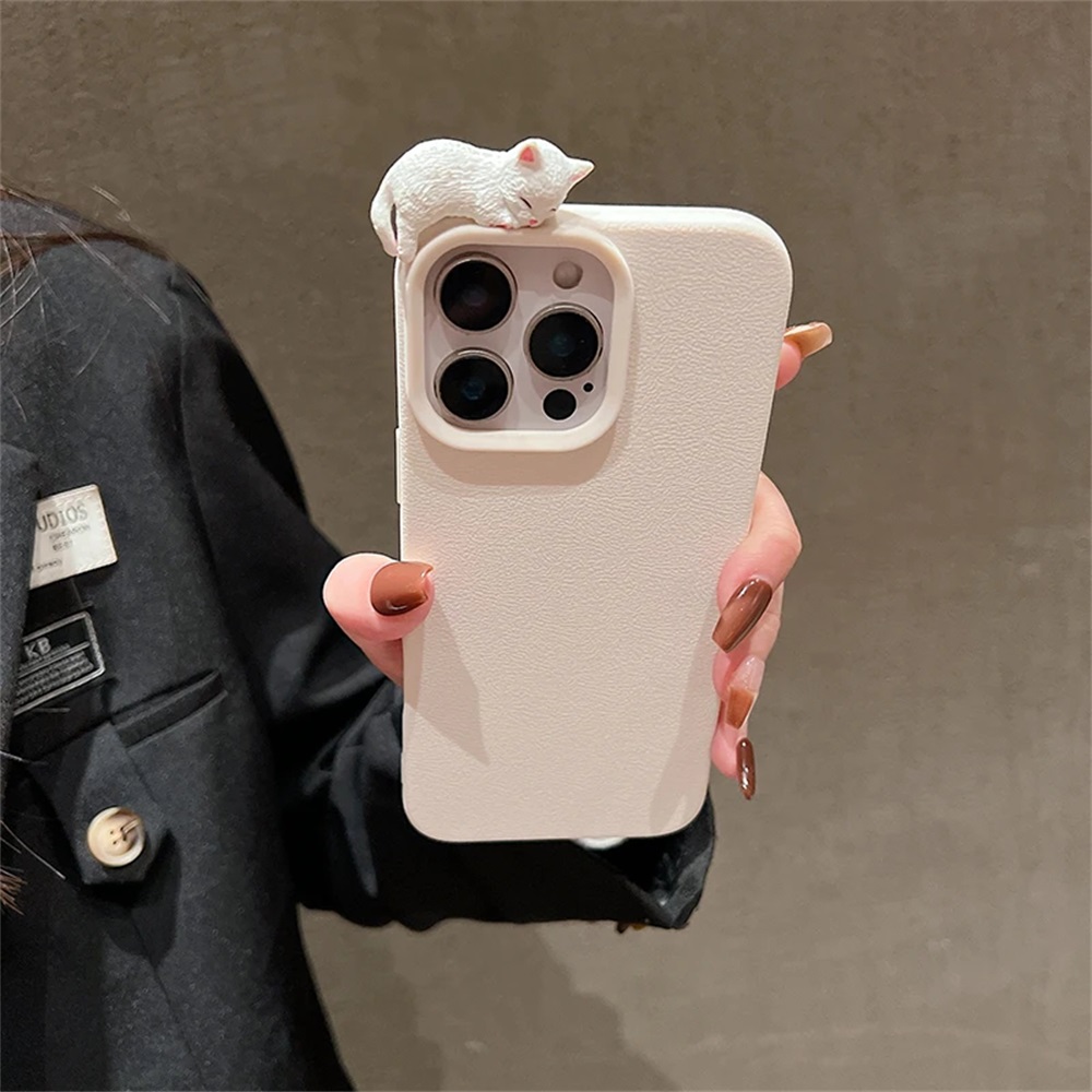 Cute 3D Cat Korea Lovely Case  - Phone Cases Cute Iphone 14 ulasan dan harga