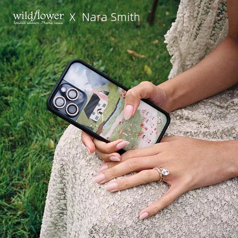 Wildflower ins Nara Smith Phon - Phone Cases Wildflower ulasan dan harga
