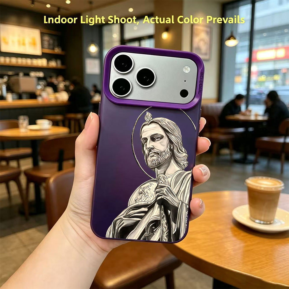 San Judas Tadeo Pattern Design - Phone Cases Iphone 16 Pro Max ulasan dan harga