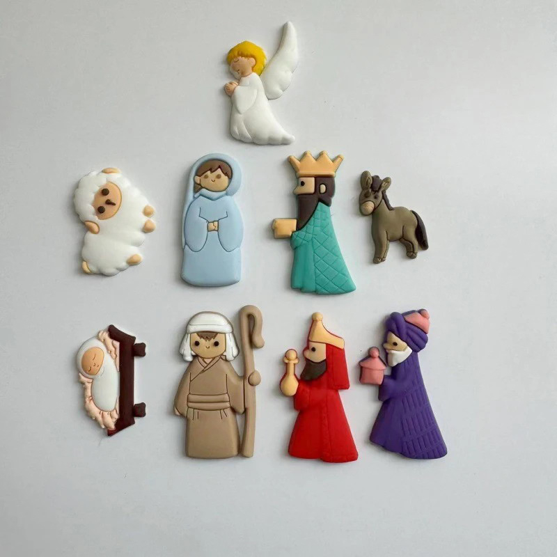 9pcs/Set Jesus Fridge Magnets  - Phone Cases Jesus ulasan dan harga
