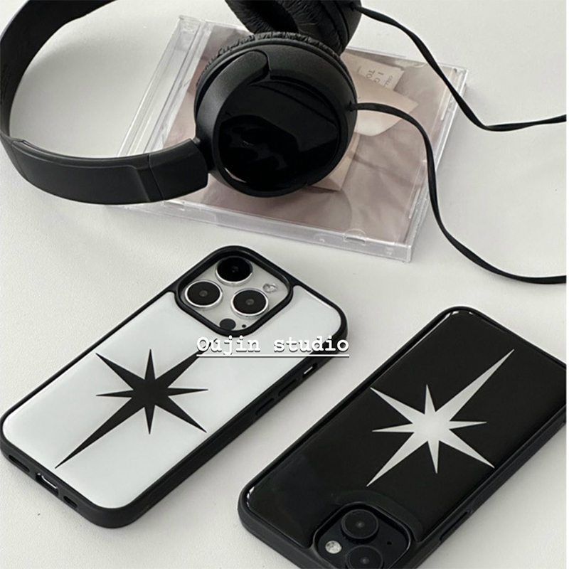 Korean Fashion Black & White S - Phone Cases Trending ulasan dan harga