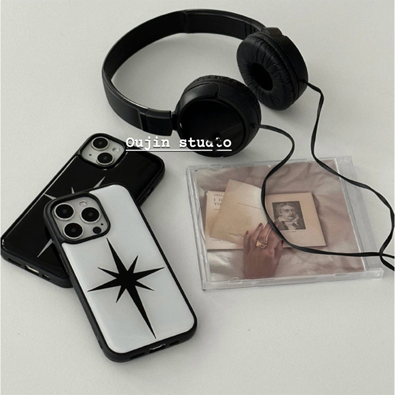 Korean Fashion Black & White S - Phone Cases Trending ulasan dan harga