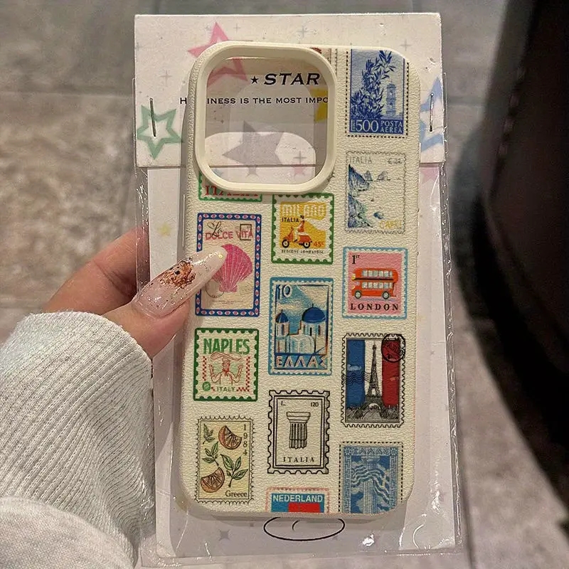 Vibrant Retro Stamp Lichee Des - Phone Cases Designer ulasan dan harga