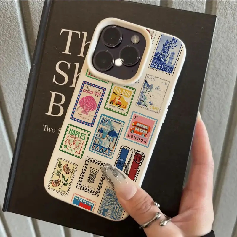 Vibrant Retro Stamp Lichee Des - Phone Cases Designer ulasan dan harga