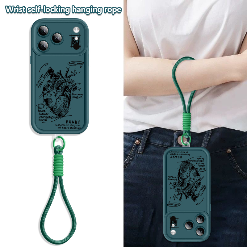 Creative Heart Model Pattern L - Phone Cases With Loop ulasan dan harga