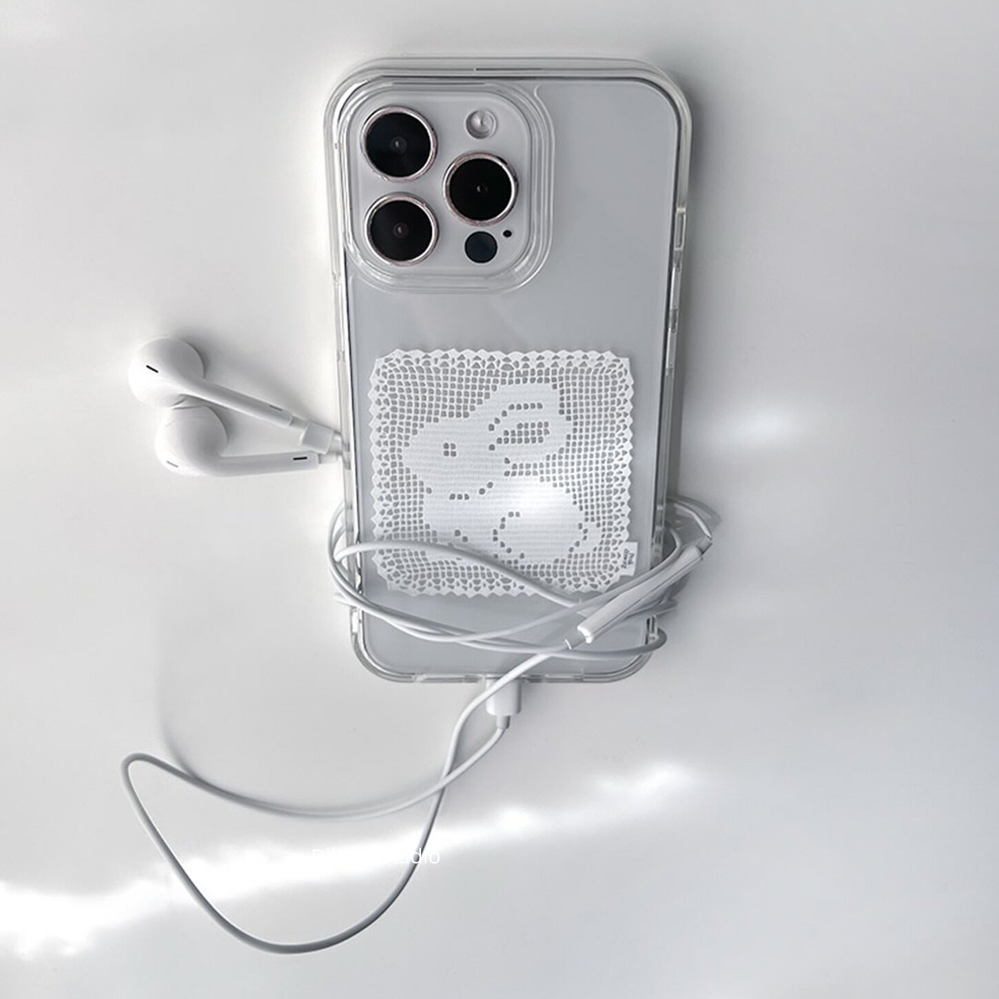 Korean Ins White Lace Pattern  - Phone Cases Korea ulasan dan harga