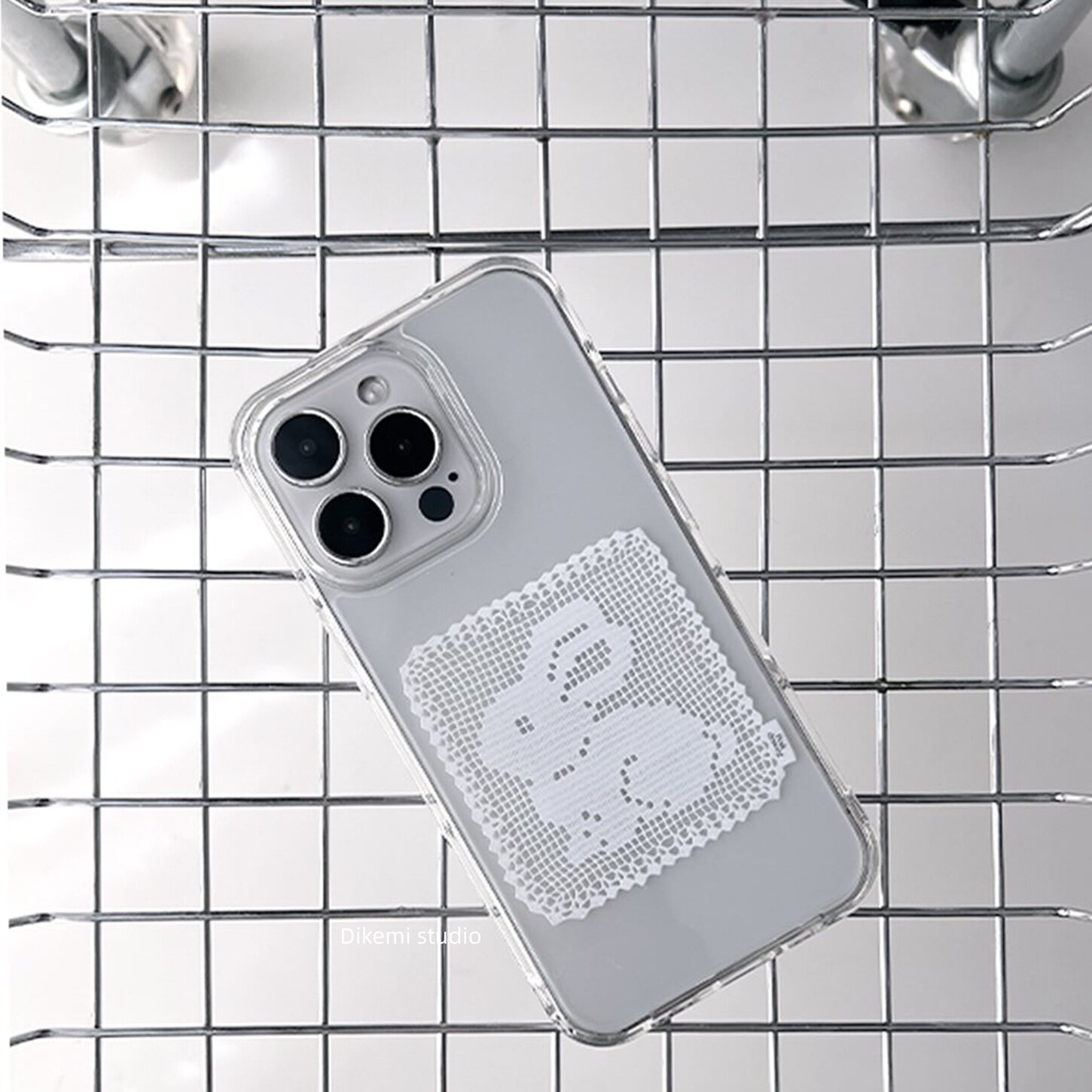 Korean Ins White Lace Pattern  - Phone Cases Korea ulasan dan harga