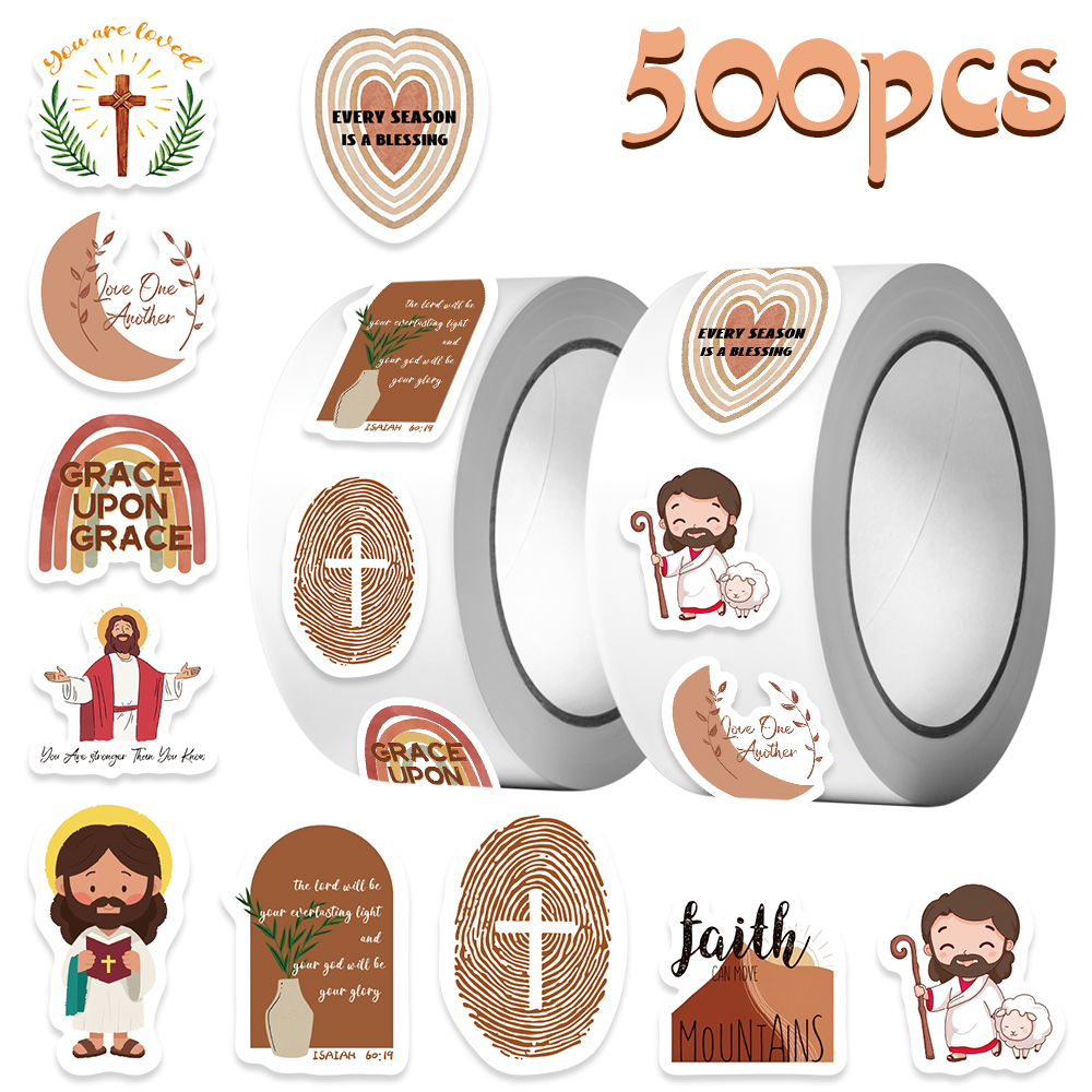 500pcs Jesus Bible Sticker For - Phone Cases Jesus ulasan dan harga