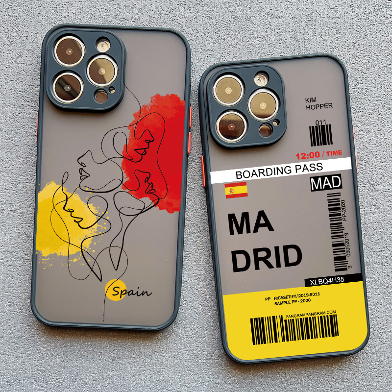 Fashion Spain Map Plane Travel - Phone Cases Usa ulasan dan harga