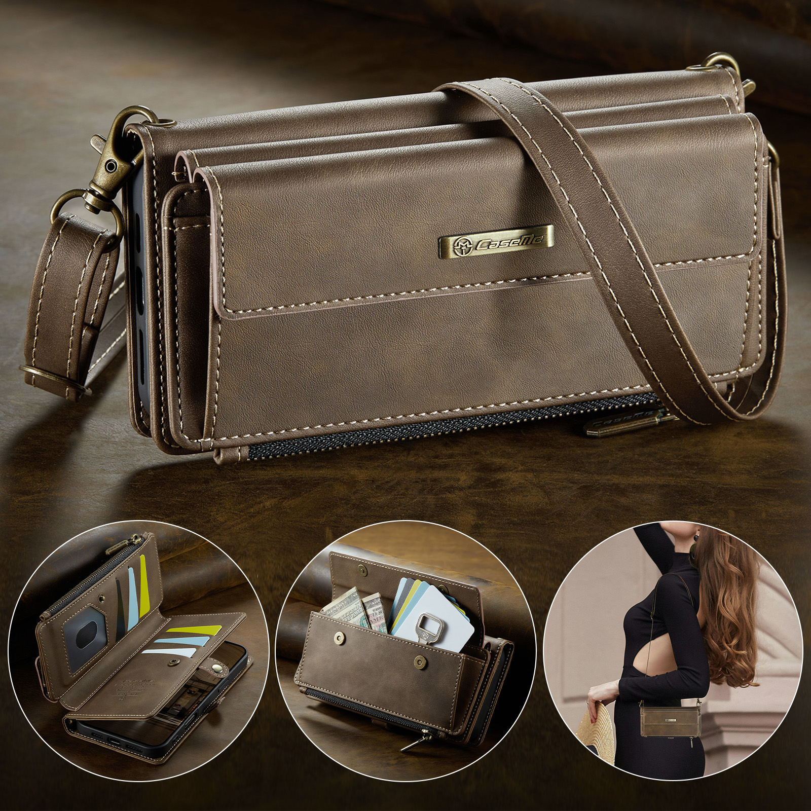 Business Magnetic Card Solt Wa - Phone Cases With Wallet ulasan dan harga