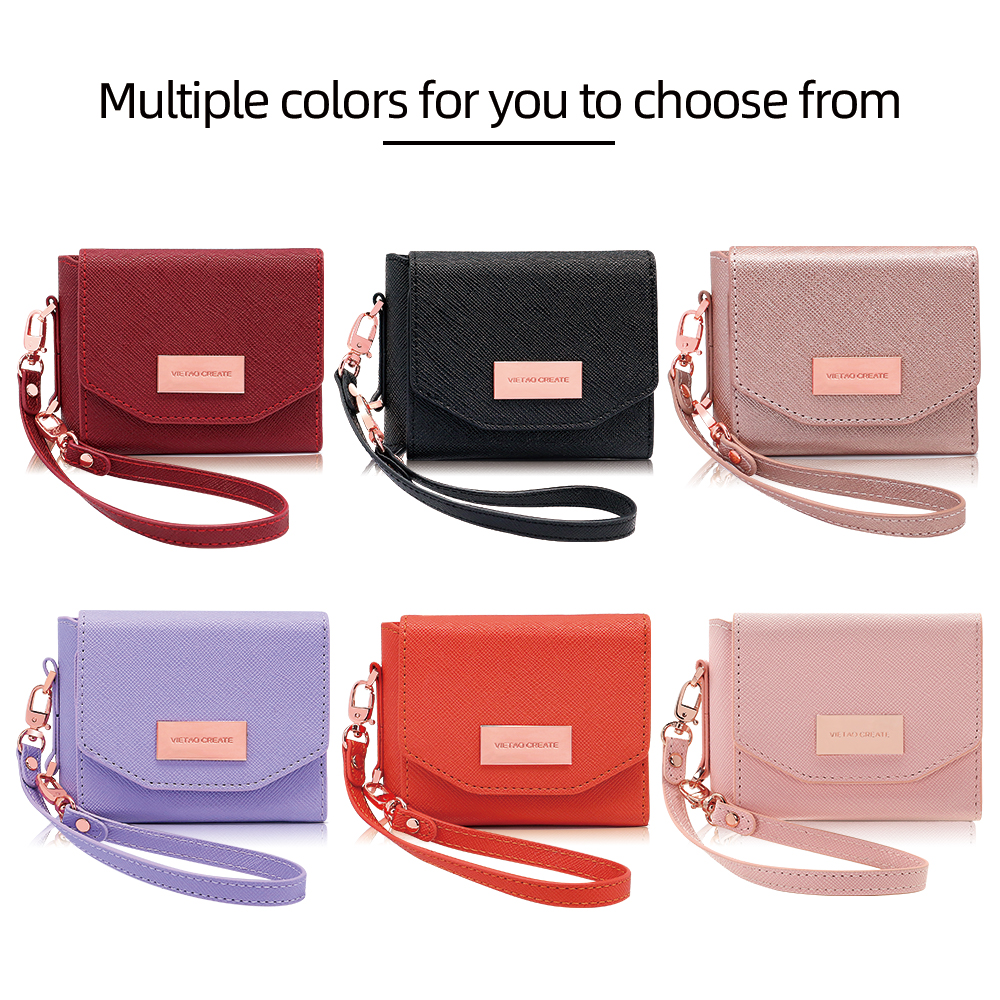 VIETAO Dark Red PU Leather Wal - Phone Cases With Wallet ulasan dan harga