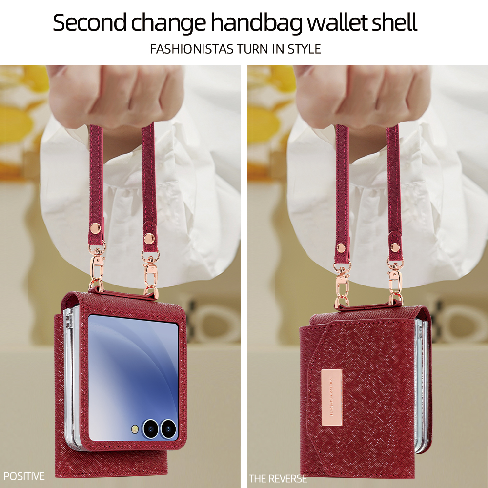 VIETAO Dark Red PU Leather Wal - Phone Cases With Wallet ulasan dan harga