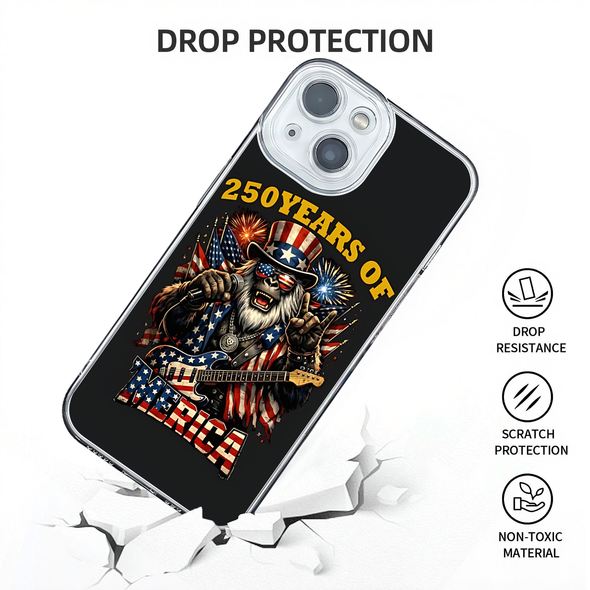 Celebrating Rock Gorilla 250th - Phone Cases Usa ulasan dan harga