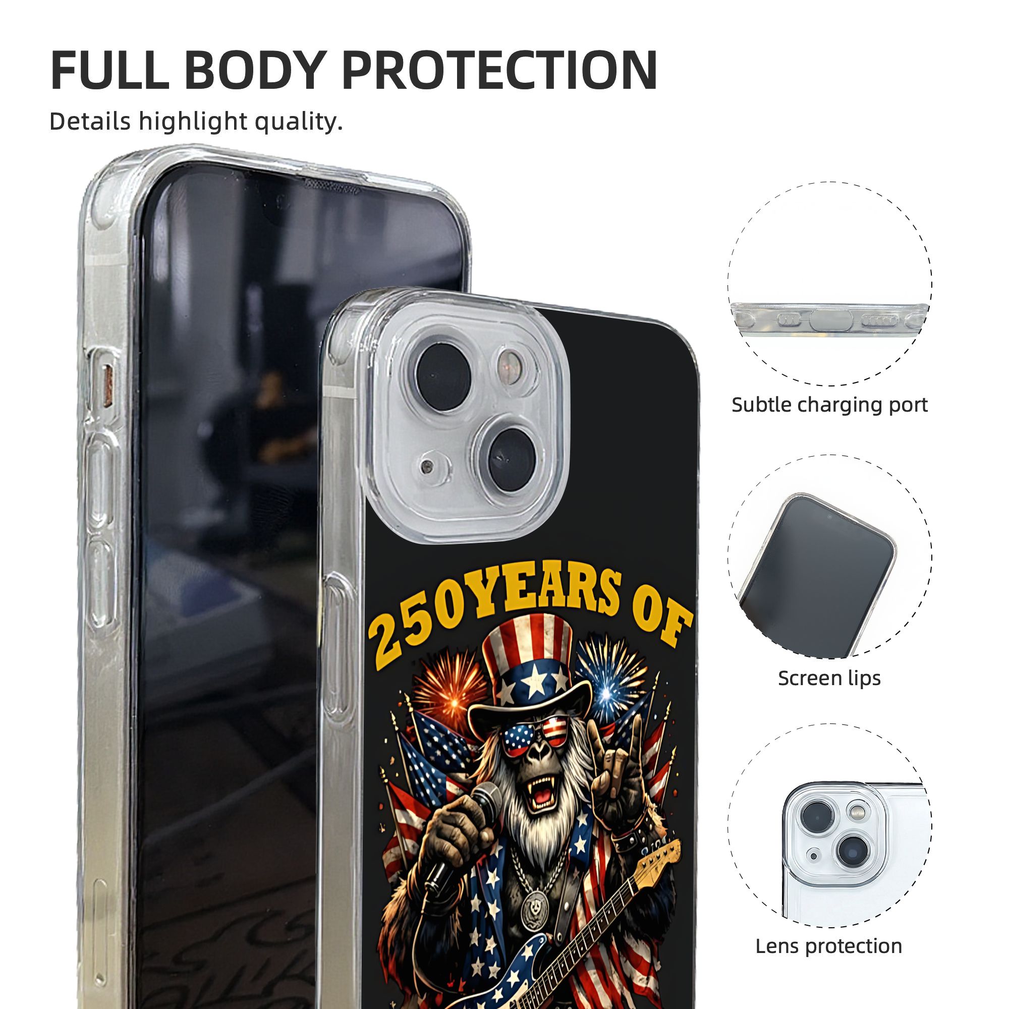 Celebrating Rock Gorilla 250th - Phone Cases Usa ulasan dan harga
