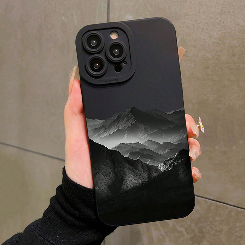 Black Mountain INS Design Sili - Phone Cases Designer ulasan dan harga