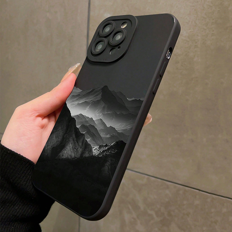 Black Mountain INS Design Sili - Phone Cases Designer ulasan dan harga
