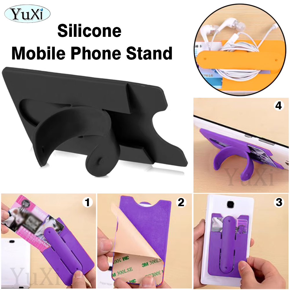 1 piece Silicone Phone Holder  - Phone Cases With Wallet On Back ulasan dan harga