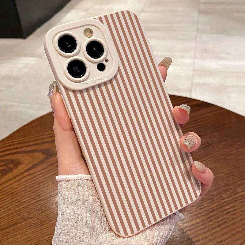 Pink Striped Painted Anti-Drop - Phone Cases Otterbox ulasan dan harga