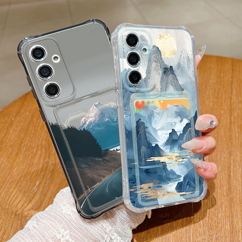 Mountain Landscape Pattern Pho - Phone Cases With Wallet ulasan dan harga