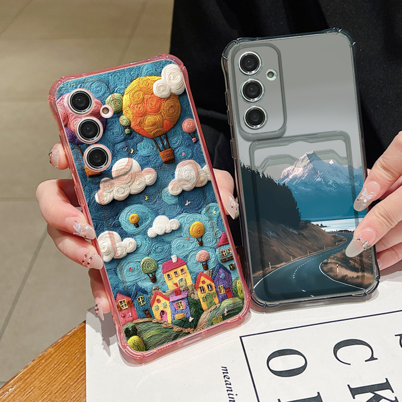 Mountain Landscape Pattern Pho - Phone Cases With Wallet ulasan dan harga